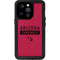 NFL Arizona Cardinals Red Performance Series iPhone 15 Pro Waterproof Case